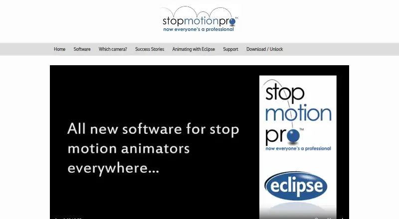 The Stop Motion Pro homepage