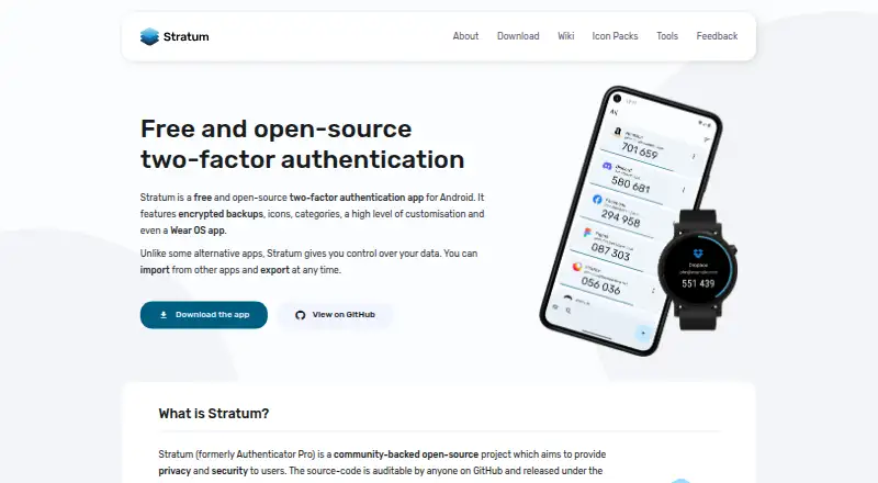 The Stratum homepage