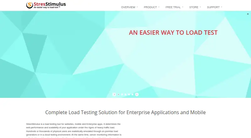 The StresStimulus homepage