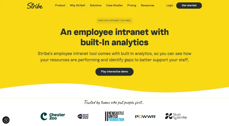 The Stribe homepage