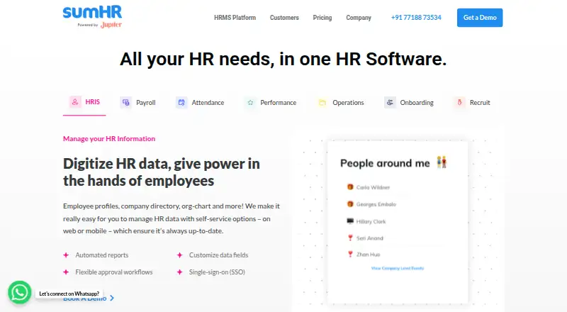 The sumHR homepage