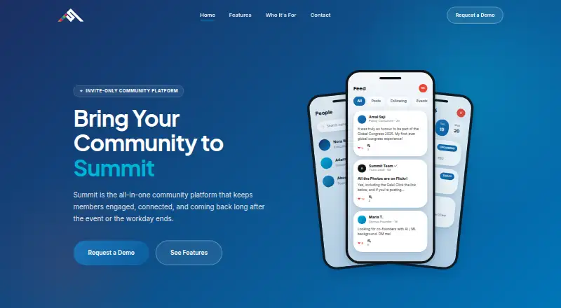 The Summit Community homepage