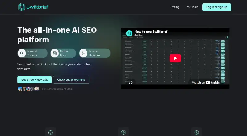 The Swiftbrief homepage