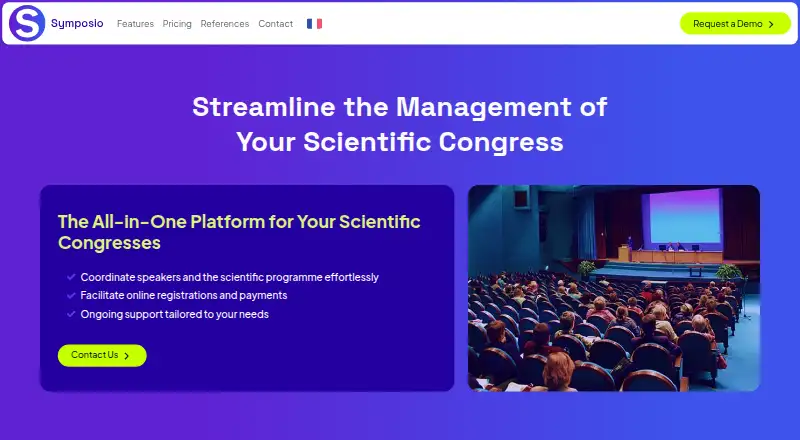 The Symposio homepage