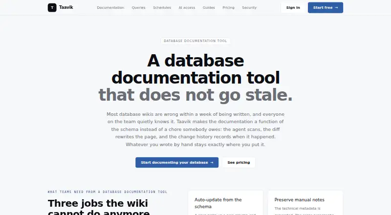 The Taavik homepage