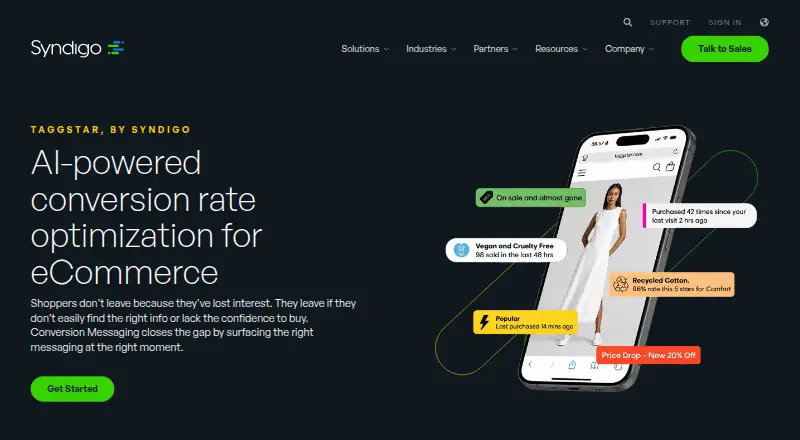 The Taggstar homepage