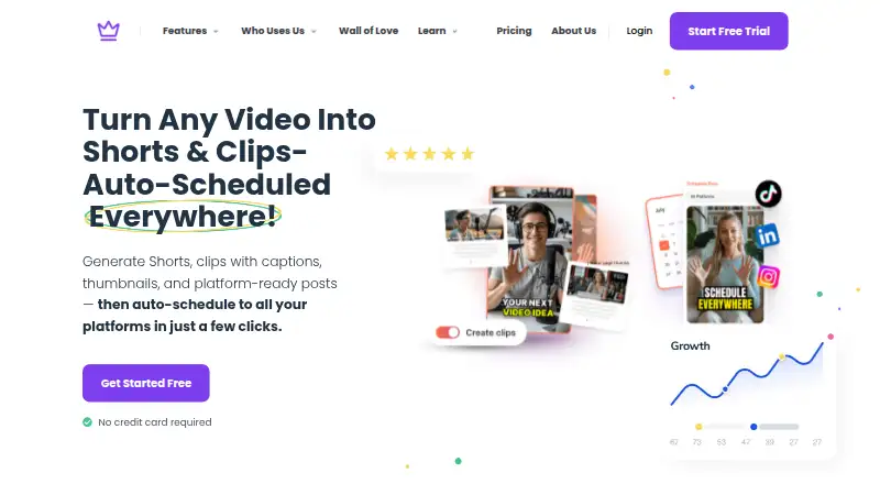 The Taja AI homepage