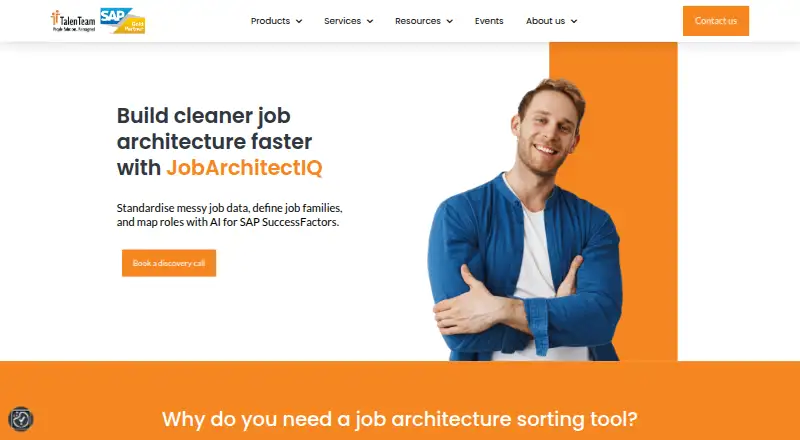 The JobArchitectIQ homepage
