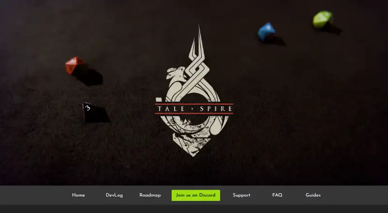 The TaleSpire homepage