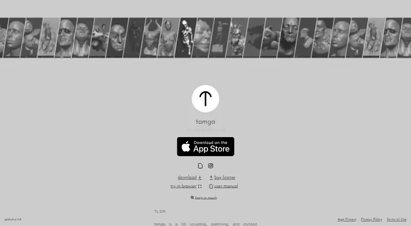 The tamga homepage