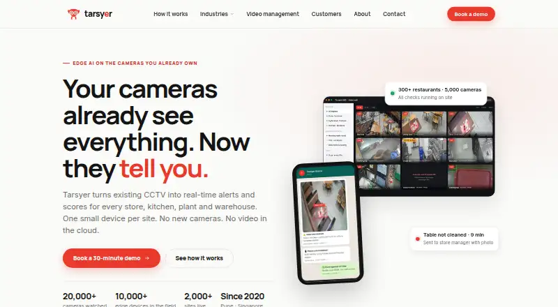 The Tarsyer homepage