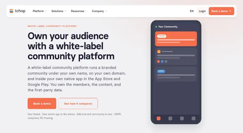 The tchop homepage
