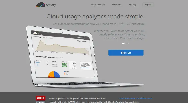 The Teevity homepage