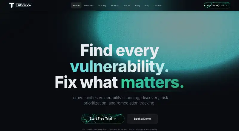 The Teravul homepage