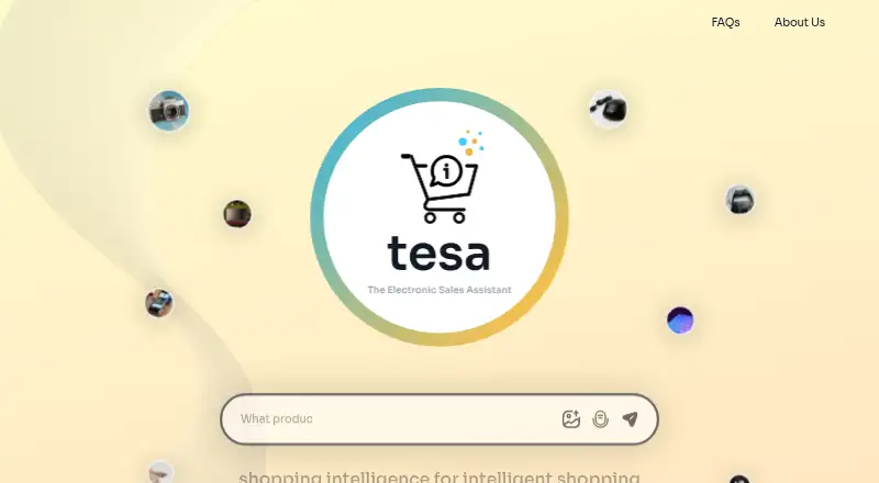 The Tesa homepage