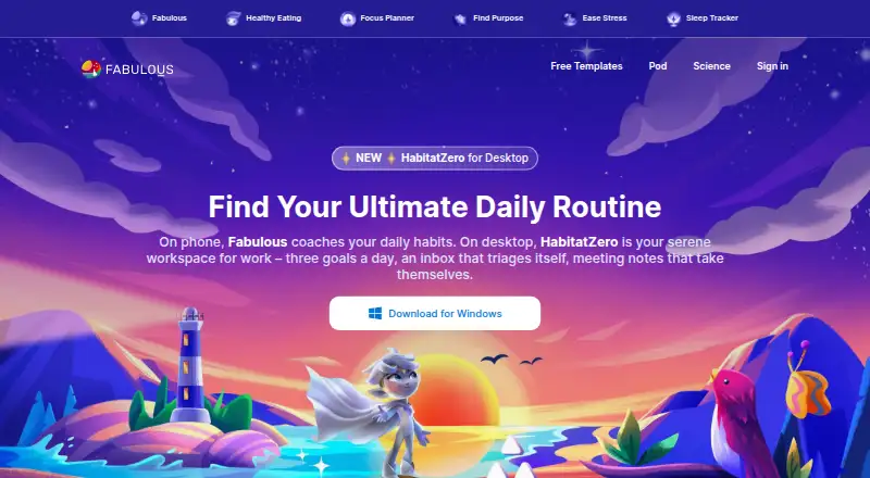 The Fabulous homepage