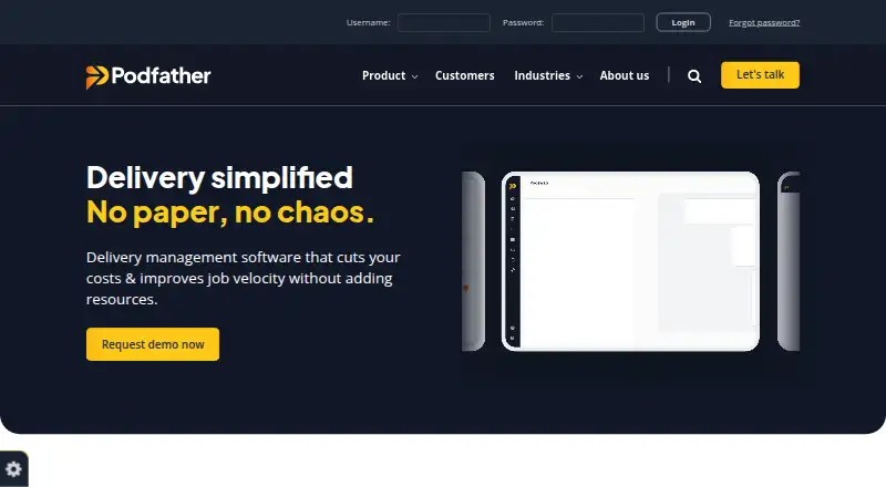 The Podfather homepage