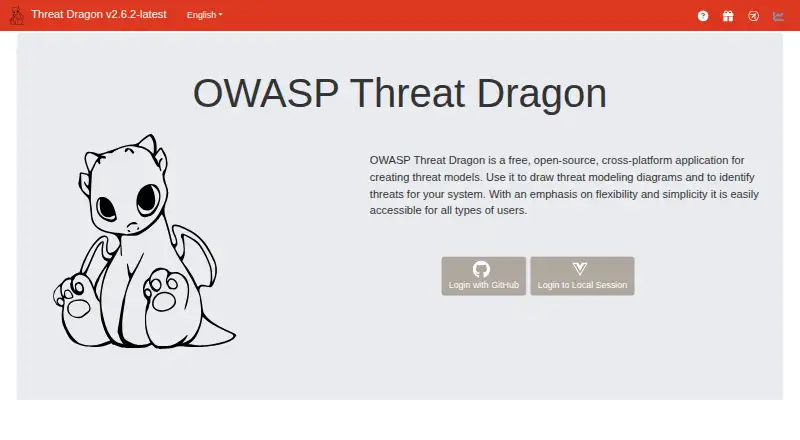 The OWASP Threat Dragon homepage