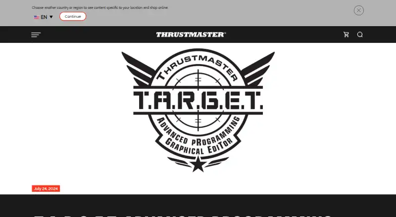 The Thrustmaster T.A.R.G.E.T. homepage
