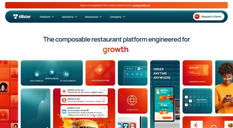 The Tillster homepage