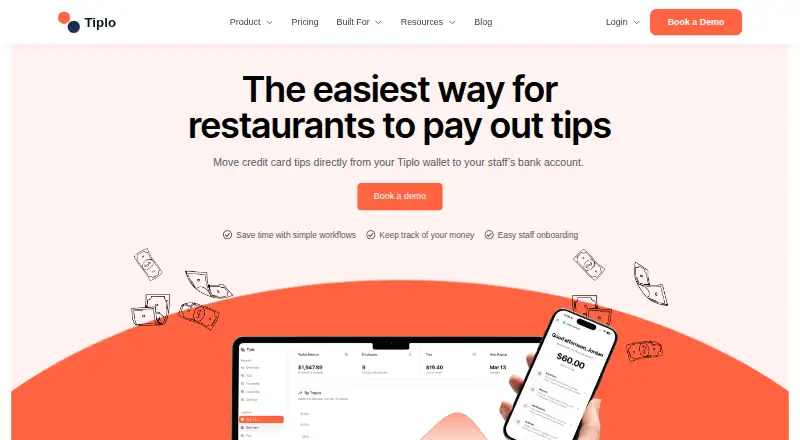 The Tiplo homepage