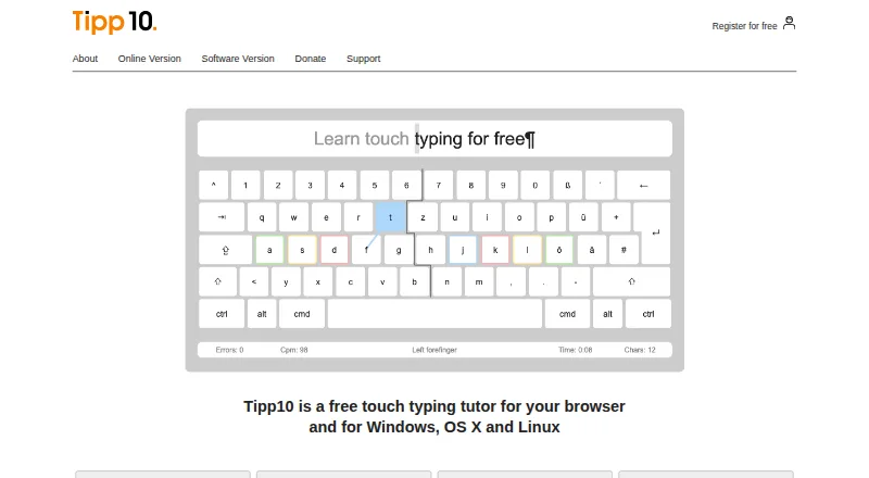 The TIPP10 homepage