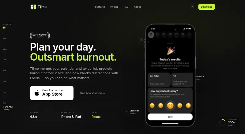 The Tjime homepage