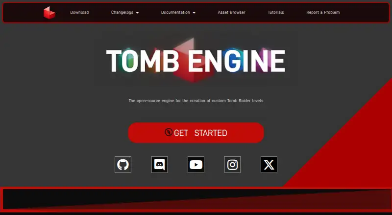 The Tomb Editor homepage