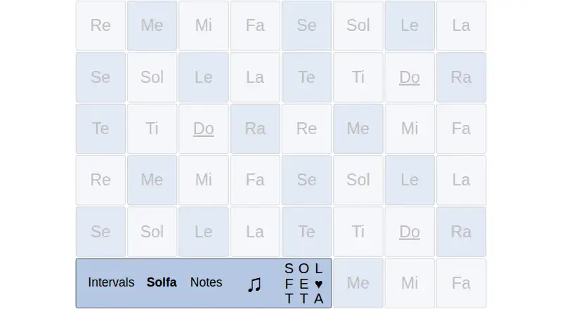 The Solfetta homepage