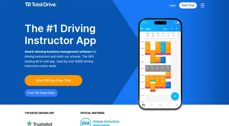 The Total Drive homepage