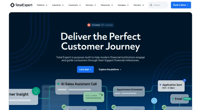 The Total Expert homepage