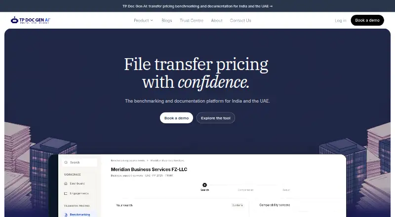The TP Doc Gen AI homepage