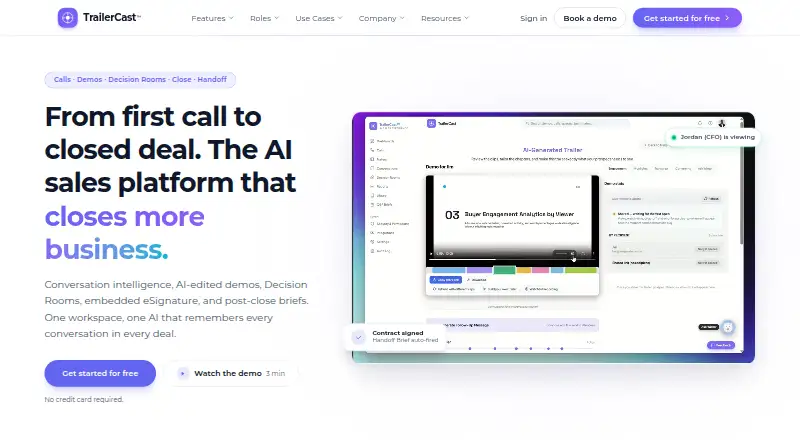 The TrailerCast homepage