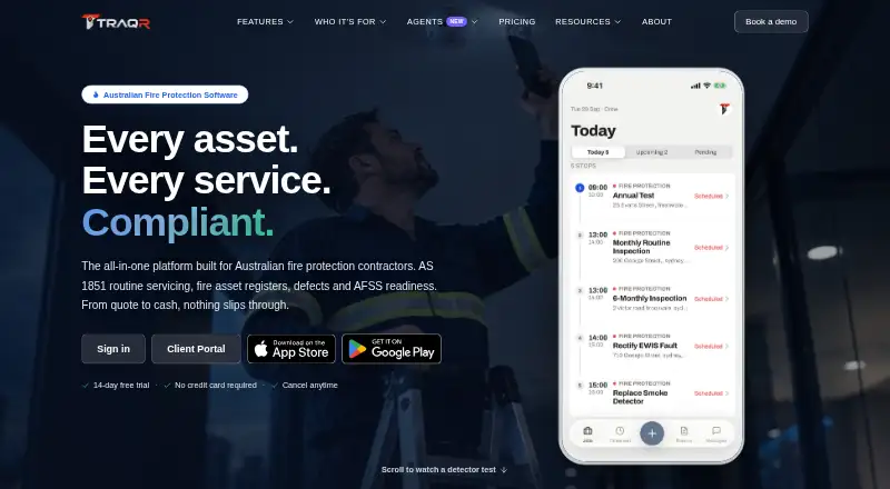 The traqR homepage