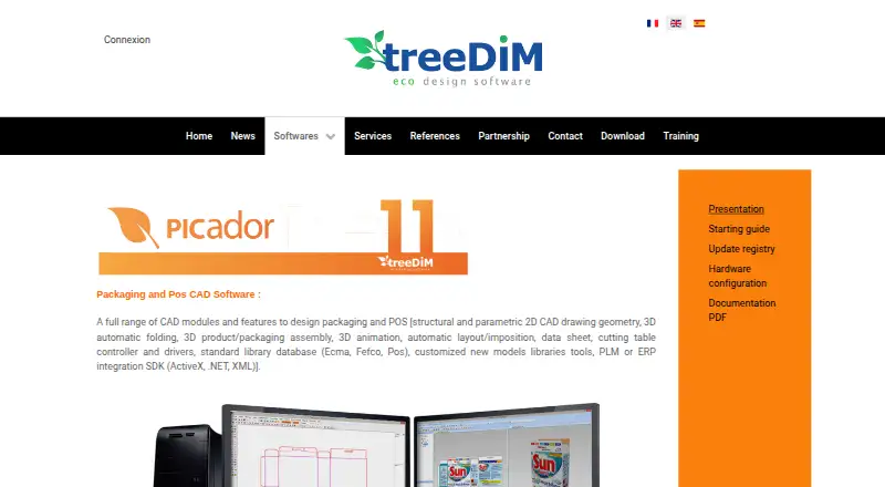 The Picador homepage