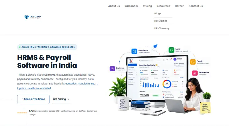 The Trilliant Software homepage