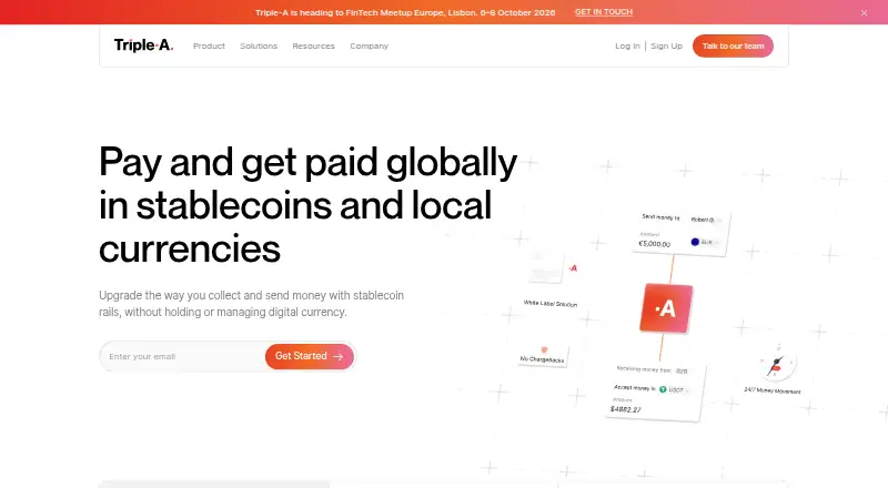 The Triple-A homepage