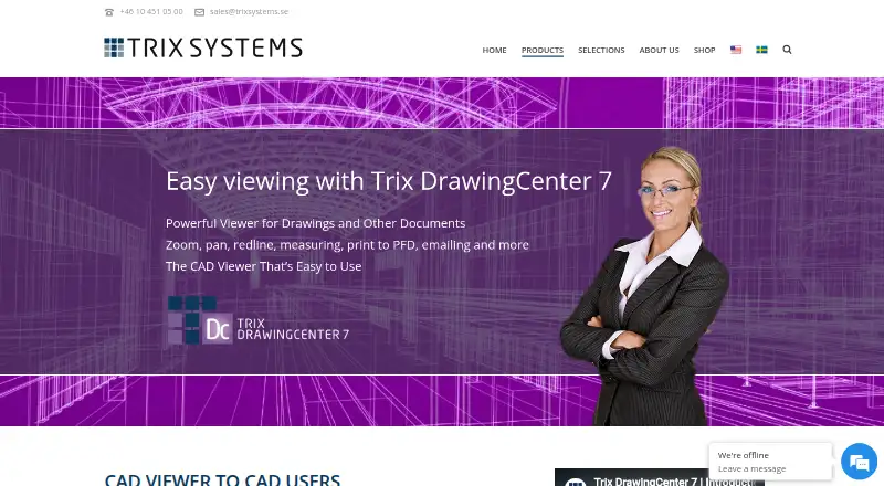 The Trix DrawingCenter homepage