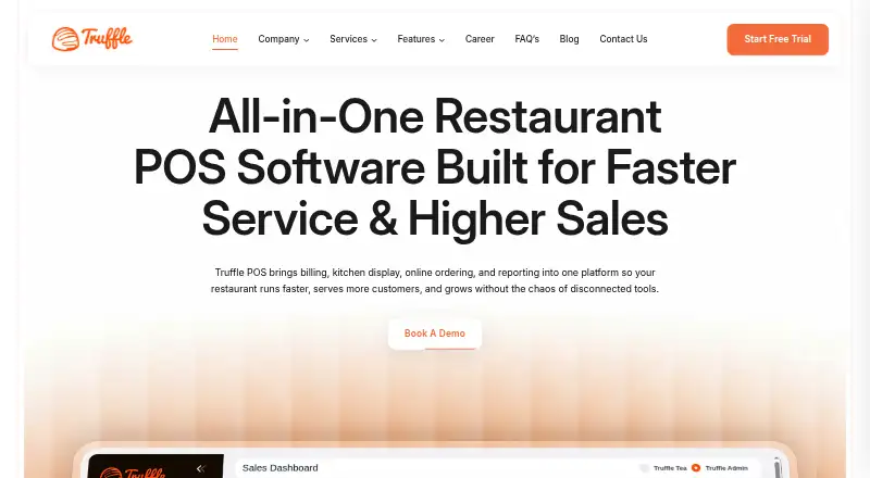 The Truffle KDS homepage