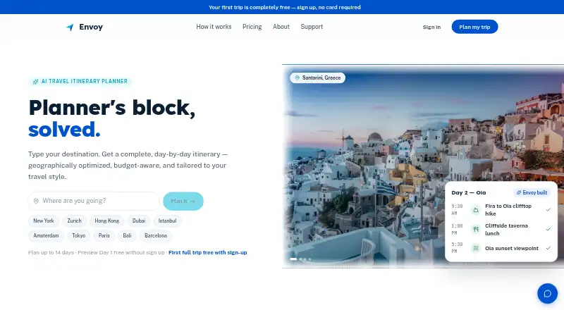 The Envoy homepage
