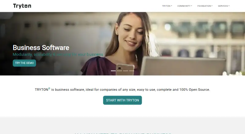 The Tryton homepage