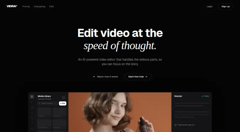 The Vidra homepage
