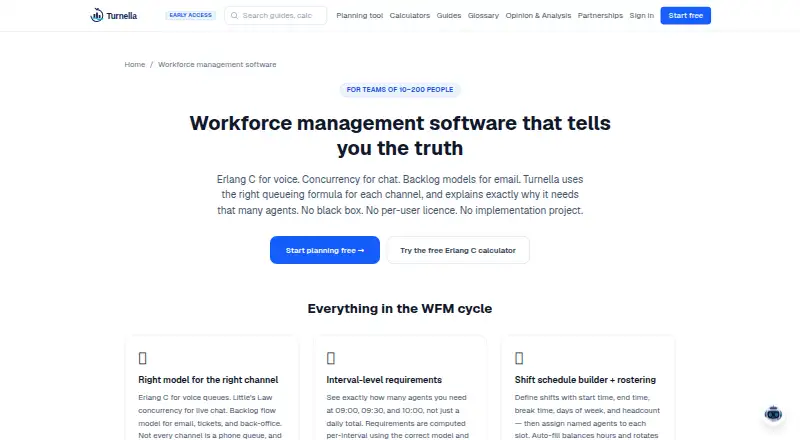 The Turnella homepage