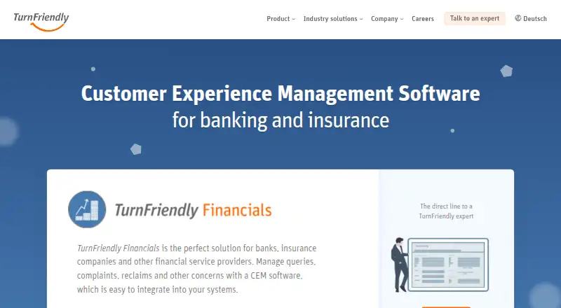 The TurnFriendly Financials homepage