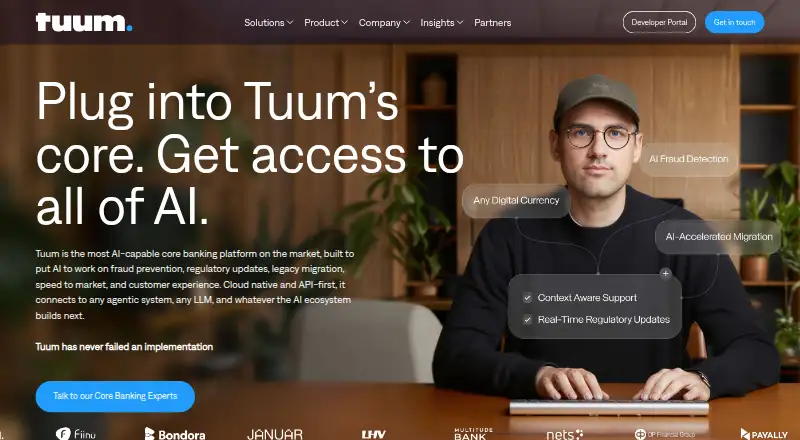 The Tuum homepage