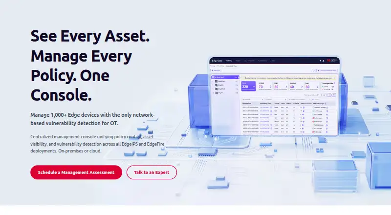 The TXOne EdgeOne homepage