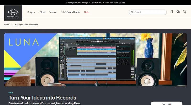 The LUNA homepage