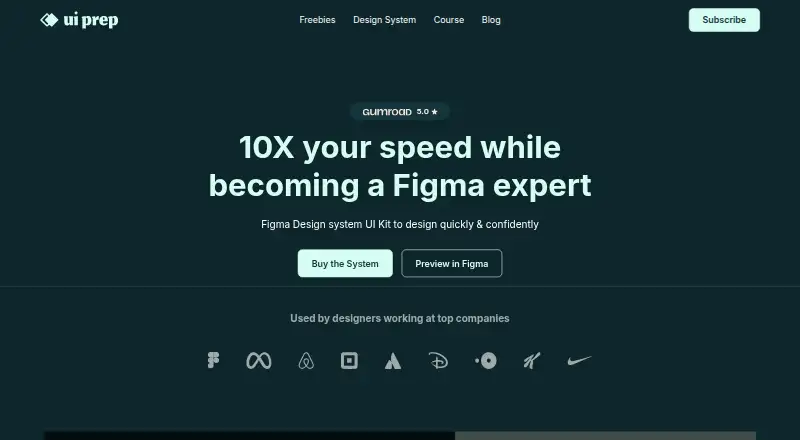 The UI Prep Design System homepage
