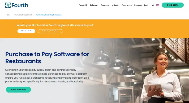 The Fourth Purchasing homepage