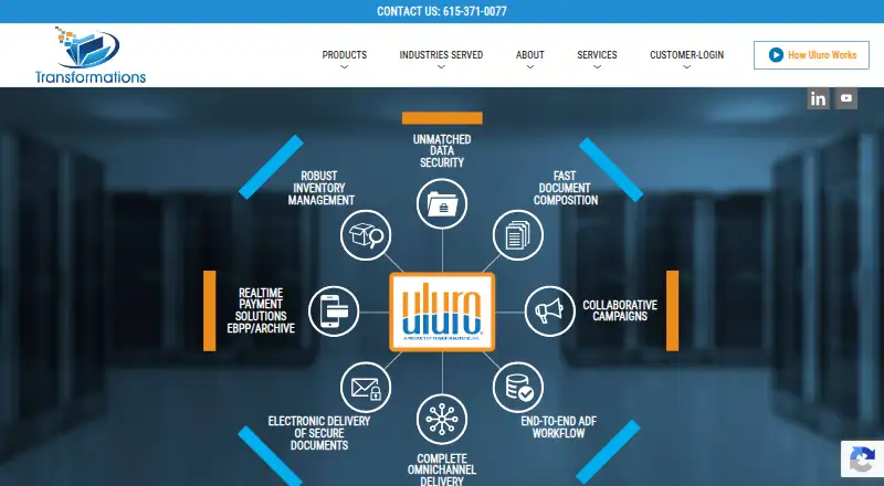 The Uluro CCM homepage